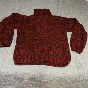 Knitted by hand double threaded by mom